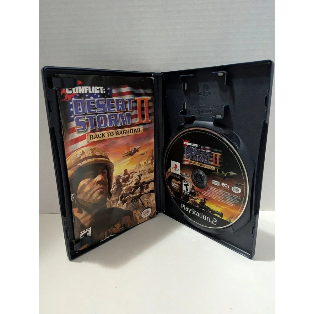 Conflict: Desert Storm II -- Back to Baghdad (PlayStation 2) With Manual